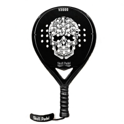 Новачок Ракетки Skull Padel V3000 Black 3K
