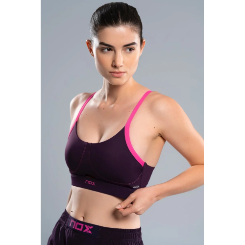 Топ NOX Топ NOX PRO DEEP PURPLE SPORTS BRA